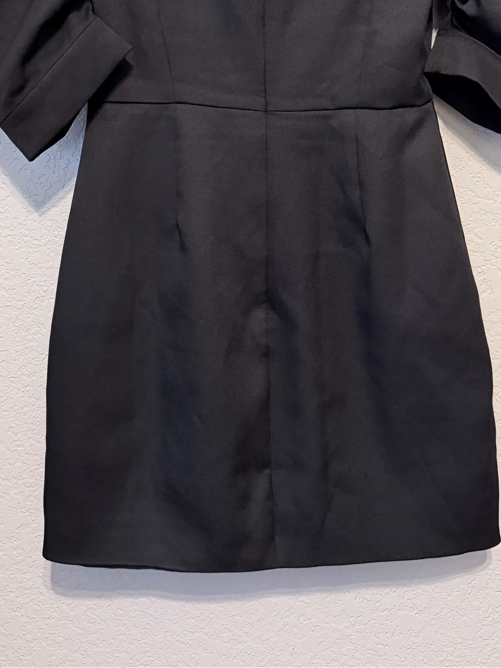 The Impeccable Pig Black Mini Dress | Puff Sleeve | Romantic | Size Small - Picture 7 of 13